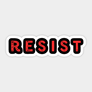 Resist Sticker